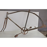 Antigo Quadro Bicicleta Monark Ainda Pintura Original