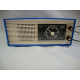 Antigo Radio Am Mini Transcoil Anos 70 Funcionando Azul 