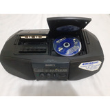 Antigo Rádio Cassete Cd Boombox Sony