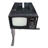 Antigo Rádio E Tv Preto E Branco Goldsonic 5 Polegadas av
