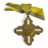 Antigo Rara Medalha Ao Merito Em Metal 21571 Rrdeco