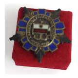 Antigo Rara Medalha Polonesa Em Metal Esmaltado 21582 Rrdeco