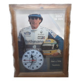 Antigo Relogio De Parede Airton Senna