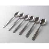 Antigo Talheres 6 Colher Cha Aco Inox Meridional 9716 Rrdeco