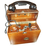 Antigo Telefone Militar De Campanha