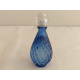 Antigo Vidro De Perfume Da Avon - Crystal Fresh - Azul