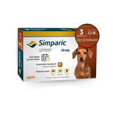 Antipulga Simparic 5 A 10kg 20mg C 3 Comprimidos Original