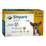 Antipulga Simparic 5mg 1 3 2 5kg 3comprimidos Original