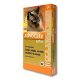 Antipulgas Advocate Para Gatos Até 4 Kg 3 Pipetas 0 4ml