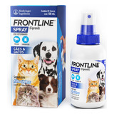 Antipulgas Carrapatos Frontline Spray Caes E Gatos 100ml