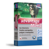 Antipulgas E Carrapatos Advantage Max3 P Cães Acima De 25kg