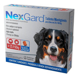 Antipulgas E Carrapatos Nexgard Cães 25 1 A 50kg C 3 Compr