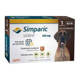 Antipulgas E Carrapatos Zoetis Simparic 120 Mg 40 1 A 60 Kg 1 Uni