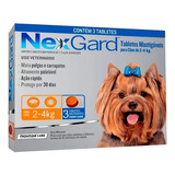 Antipulgas Nexgard P 2 A 4 Kg Caes Combo 3 Tabletes