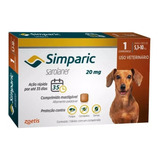 Antipulgas Para Cães Simparic 20mg 5 1 A 10kg 1 Comprimido
