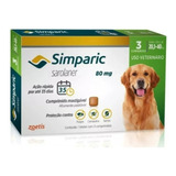 Antipulgas Para Cães Simparic 80mg 20 1 40kg 3 Comprimidos