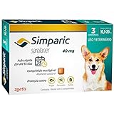 Antipulgas Zoetis Simparic 40 Mg Para Cães 10 1 A 20 Kg 3 Comprimidos