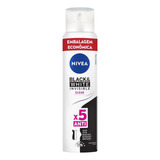 Antitranspirante Em Aerossol 72h Black White Invisible Clear 200ml Nivea