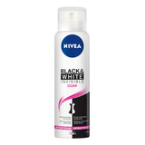 Antitranspirante Em Aerossol Invisible Clean Black White 150 Ml Nivea