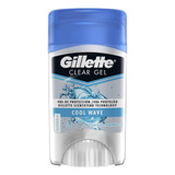 Antitranspirante Em Gel Gillette Cool Wave 45 G