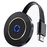 Anycast Receptor De TV WiFi 1080p Hdmi Display Ou ScreenBeam Pro Wireless Display Receiver Suporta Aplicativos De Mídia Todos Os Móveis Iphone IPad Mac Os Smartphones Android Tablets Laptops Plug Play Black 