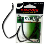 Anzol Cat Fish Japonês Kenzaki River Pro Black N 10 0