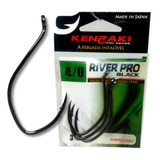 Anzol Cat Fish Japonês Kenzaki River Pro Black N 4 0