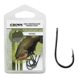 Anzol Crown Koiso Black N 10 Super Afiado 10 Peças