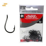 Anzol Marine Sports Super Chinu Blacknickel N 1 Cart 50pçs