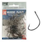 Anzol Marine Sports Wide Gap 3 0 Cartela 40 Unid Preto