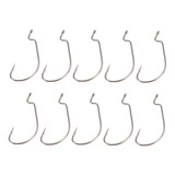 Anzol Offset 2 0 Isca Soft Grub Shad Camarão Kit 10 Unidades