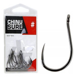 Anzol Pesca Chinu Sure Sem Fisga Black N 6 19 Peças Albatroz
