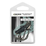 Anzol Pesca In Line Circle Hook Black 1 0 Crown 06 Unidades