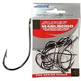 Anzol Super Maruseigo Black Nickel N- 28- Pacote Com 10