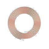 Aopin Tubo De Refrigeração De Refrigeração Tubo De Bobina Macio Vermelho Cobre ID 4 Mm 4 25 X Diâmetro Externo 5 Mm 1 5 Tubo De Cobre Oco 4 M 13 12 Pés 157 Polegadas De Comprimento Para Tubo De Refrigeração Sistemas De Refrigeração