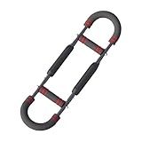 Aosekaa Exercitador De Braço- Fortalecedor De Braço- Ajustável- Leve- Musculação- Equipamento De Treino De Peito- Fortalecedor De Antebraço Para Coxa- Vermelho
