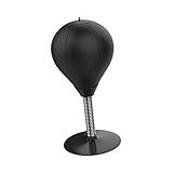 Aosekaa PU Boxing Ball Suctions To Your Desk Sports Exercise Trainer Speed Ball Desktop Punching Bag For Training Mma Muay Thai Kids Adults Workout PRETO