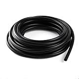 AotoKoop Mangueira Universal De Silicone Flexível De Alto Desempenho Mangueira De Tubo De Vácuo De 3 Mm 1 5 M Preta