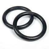 AP Plus Anéis Ninja Warrior Conjunto De 2 Grandes Trepadas De Ginástica Traverse Pretas Com Uso Em Pistas De Obstáculos E Linhas De Folga Acessórios De Equipamentos De Parque De Recreio Ao Ar