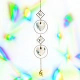 Apanhador De Sol Suncatcher Cristal Mobile Feng Shui Coração