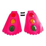 Apara Barro Paralamas Bicicleta Aro 20 24 26 28 Vermelho Par