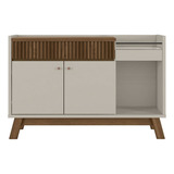 Aparador Buffet Bar 87x133 C 2 Pts 1 G Metz Freijo offwhite