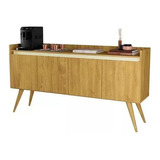 Aparador Buffet Gold De Sala 4 Pt Varias Cores Rede Móveis