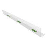 Aparador De Gôndola Cantoneira 50x5cm Pvc 0 7 15 Unidades