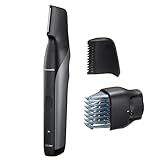 Aparador De Pelos Corporais Para Homens Panasonic V-Razor- Aparador Elétrico De Uso Seco-molhado- Sem Fio- Com 2 Acessórios- Barbear Multidirecional Em áreas Sensíveis - ER-GK80-S -Preto-