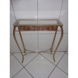Aparador Ferro Junco De 60cm Com Vidro