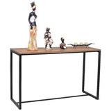 Aparador Para Cozinha Sala Estilo Industrial Preto Fosco Cor Marrom