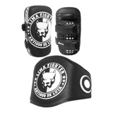 Aparador Thai Pad Curvo 1 Par cinturão Abdominal 1 Unid Top