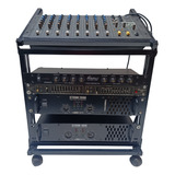 Aparelhagem Som Amplificador Mesa Equalizador Crossover