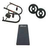 Aparelho Abdominal Ab three Profissional Com Colchonete E 4
